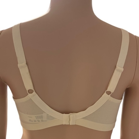 Elomi Kristie Plus Size Soft Cup Side Support Wireless Bra Ivory UK 52F US 52G - Picture 4 of 12